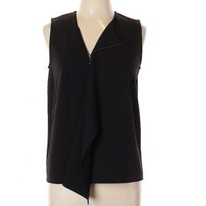 Alfani black top. Zipper front